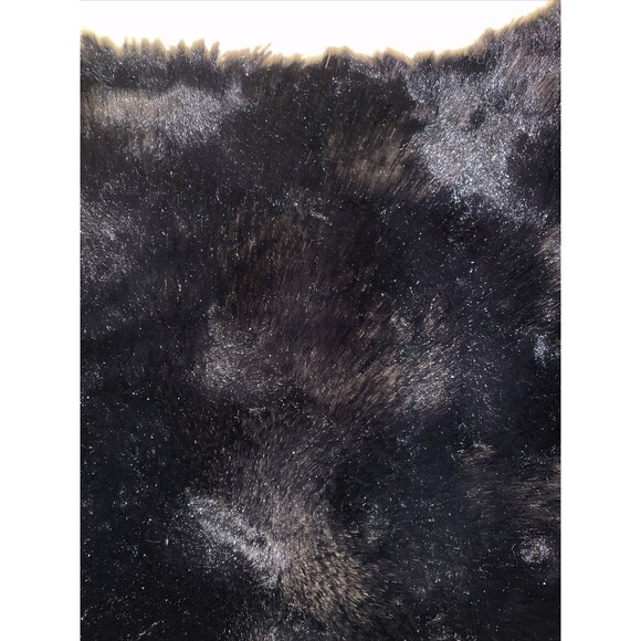 Copper Key  Girls Faux Fur Cape Shawl Wrap Cropped Slim Fit Size M Black - Picture 6 of 6